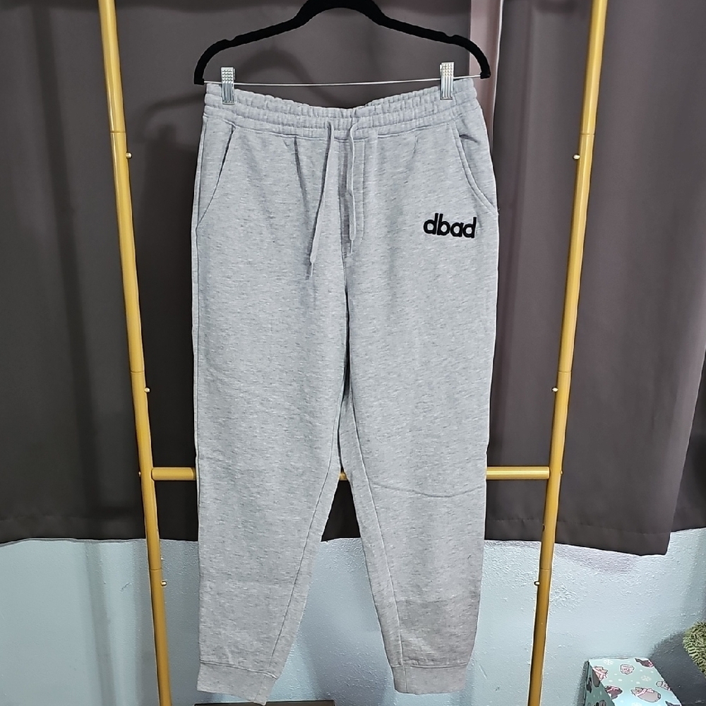 Gray Joggers with Logo